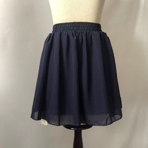 Livagirl Navy Blue Tulle Skirt